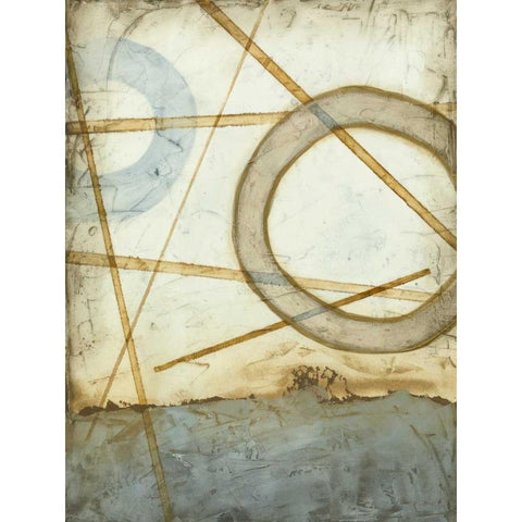 Intersections II Gold Ornate Wood Framed Art Print with Double Matting by Meagher, Megan