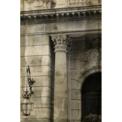 Ornate Architecture I White Modern Wood Framed Art Print by Harper, Ethan