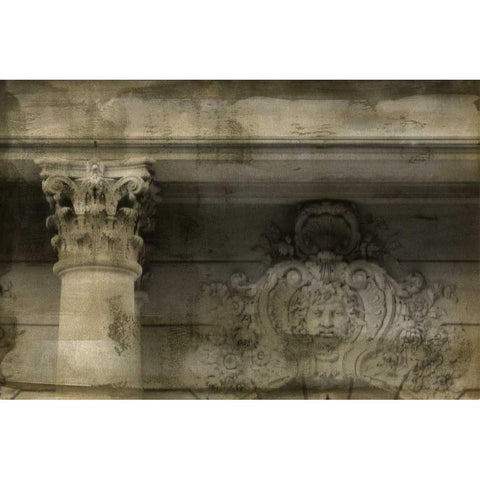 Ornate Architecture II Gold Ornate Wood Framed Art Print with Double Matting by Harper, Ethan