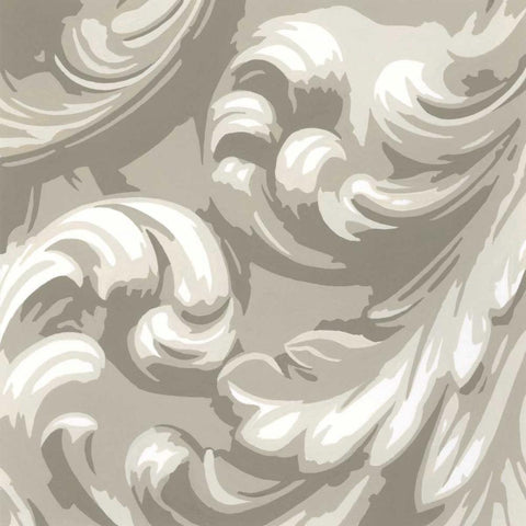 Decorative Relief III Black Ornate Wood Framed Art Print with Double Matting by Harper, Ethan