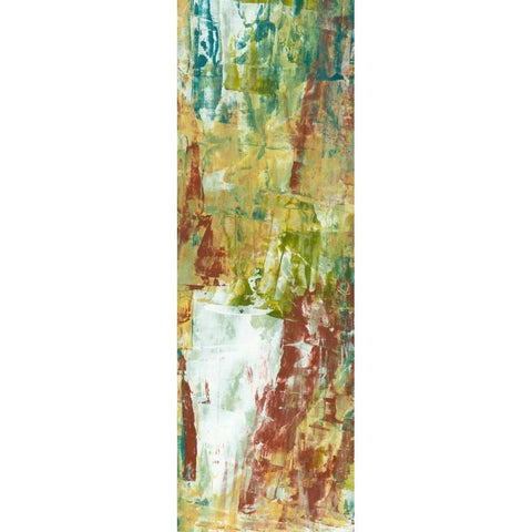 Staccato III Black Modern Wood Framed Art Print with Double Matting by Holland, Julie