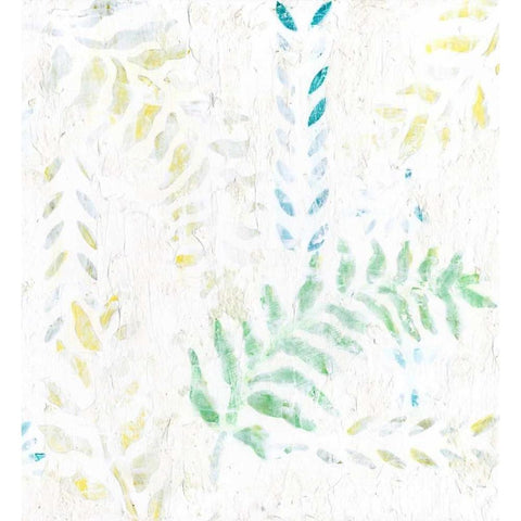 Fresco I White Modern Wood Framed Art Print by Fagalde, Jarman