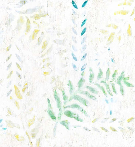 Fresco I White Modern Wood Framed Art Print with Double Matting by Fagalde, Jarman