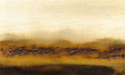 Canyon III White Modern Wood Framed Art Print with Double Matting by Gordon, Sharon