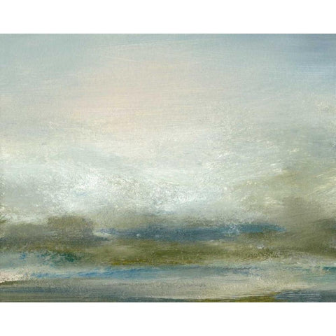 Sea I Black Modern Wood Framed Art Print by Gordon, Sharon