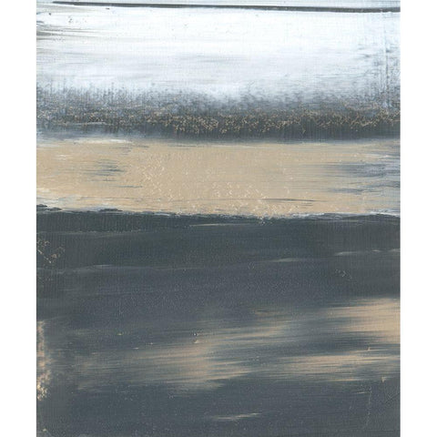 Glide I White Modern Wood Framed Art Print by Gordon, Sharon