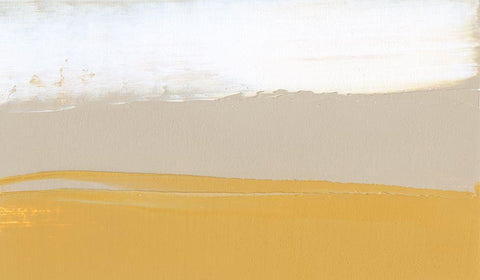 Glide IV White Modern Wood Framed Art Print with Double Matting by Gordon, Sharon