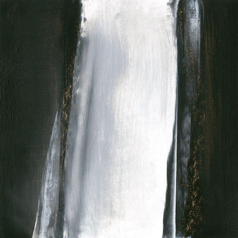 Glide VI Black Modern Wood Framed Art Print by Gordon, Sharon