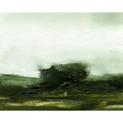 Verdant II Black Modern Wood Framed Art Print by Gordon, Sharon