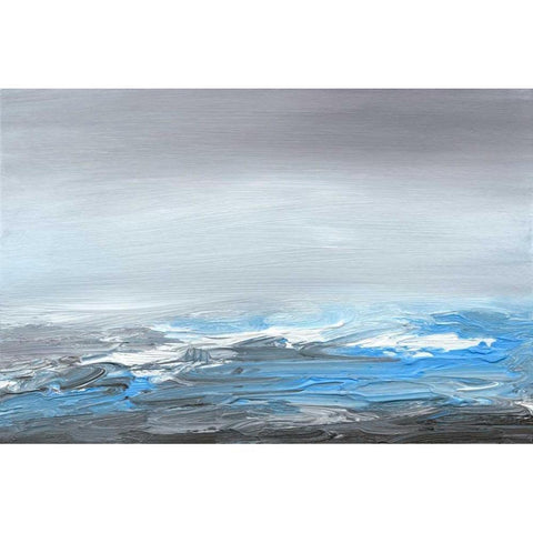 Serene IV Black Modern Wood Framed Art Print by Gordon, Sharon