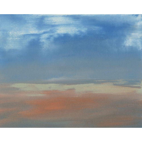 CaribeII White Modern Wood Framed Art Print by Gordon, Sharon