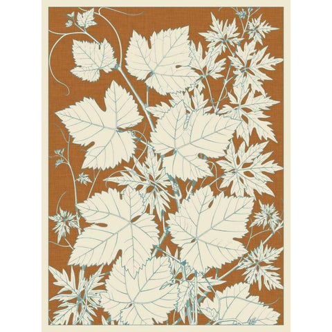 Leaves from Nature III Gold Ornate Wood Framed Art Print with Double Matting by Vision Studio