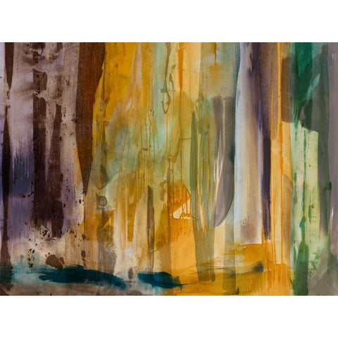 Intuition VIII Black Modern Wood Framed Art Print by Jasper, Sisa