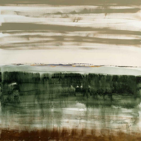 Juncture I Black Modern Wood Framed Art Print by Jasper, Sisa