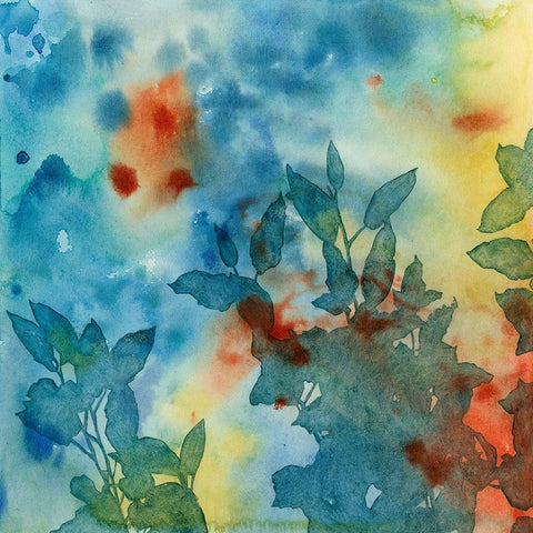 Color Play II White Modern Wood Framed Art Print by Meagher, Megan