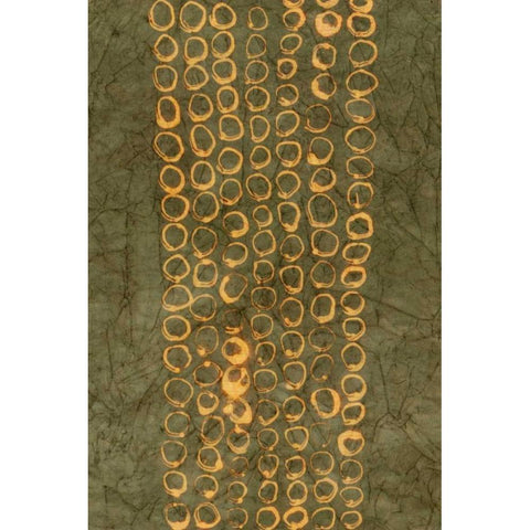 Primitive Patterns I Black Modern Wood Framed Art Print with Double Matting by Stramel, Renee W.