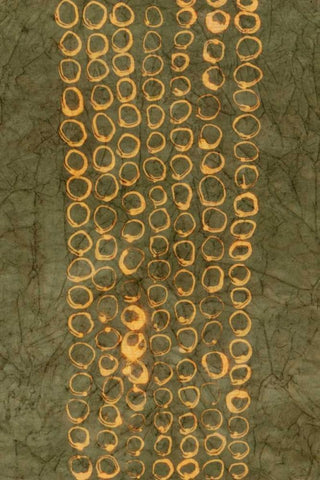 Primitive Patterns I Black Ornate Wood Framed Art Print with Double Matting by Stramel, Renee W.