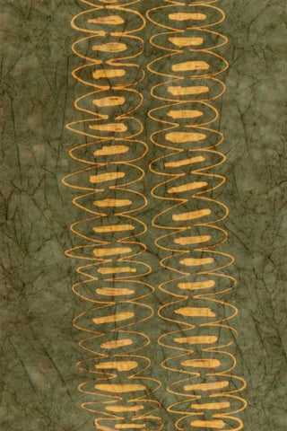 Primitive Patterns II White Modern Wood Framed Art Print with Double Matting by Stramel, Renee W.