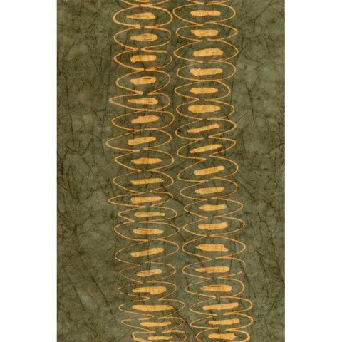 Primitive Patterns II White Modern Wood Framed Art Print by Stramel, Renee W.