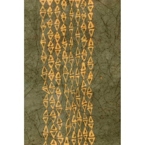 Primitive Patterns III White Modern Wood Framed Art Print by Stramel, Renee W.