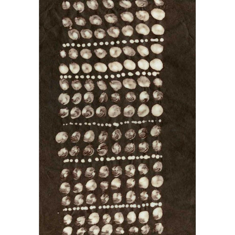 Primitive Patterns VIII Black Modern Wood Framed Art Print with Double Matting by Stramel, Renee W.