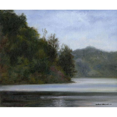 Quiet Solitude Gold Ornate Wood Framed Art Print with Double Matting by Chenault, Barbara