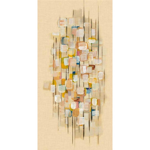 City Map I Black Modern Wood Framed Art Print by McMullen, Charles