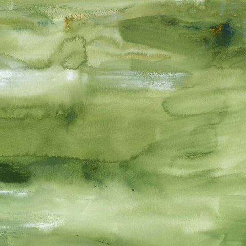 Malachite II Gold Ornate Wood Framed Art Print with Double Matting by Choate, Lisa