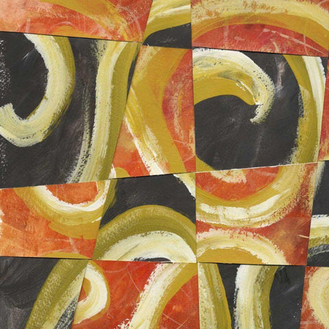 Fire and Slate II Black Modern Wood Framed Art Print by Choate, Lisa