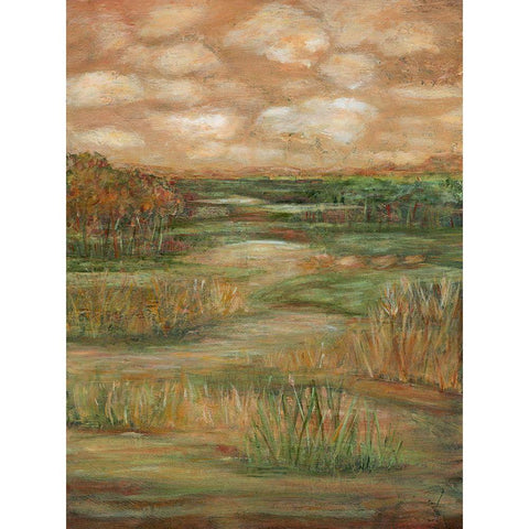 Autumn Sky II Black Modern Wood Framed Art Print by Crawford, Beverly