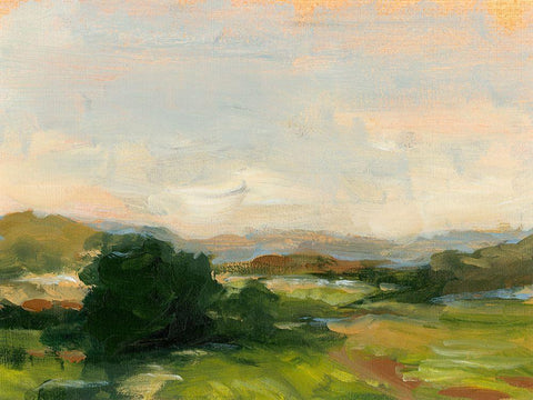 Early Autumn I Black Ornate Wood Framed Art Print with Double Matting by Harper, Ethan