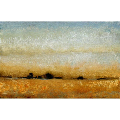 Harvest Sunset II Gold Ornate Wood Framed Art Print with Double Matting by OToole, Tim