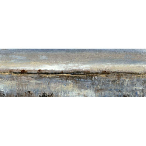 Grey Mist II White Modern Wood Framed Art Print by OToole, Tim