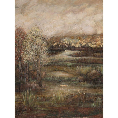 Field of Dreams I White Modern Wood Framed Art Print by Crawford, Beverly