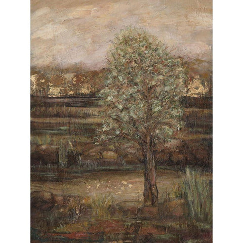 Field of Dreams II Gold Ornate Wood Framed Art Print with Double Matting by Crawford, Beverly
