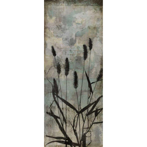 Wild Grasses II Gold Ornate Wood Framed Art Print with Double Matting by Goldberger, Jennifer