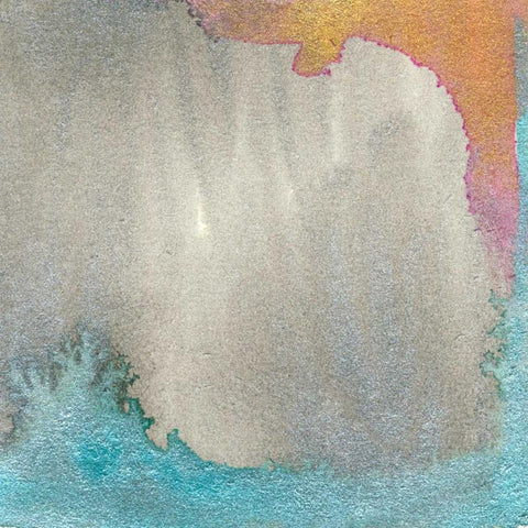 Frosted Glass I Black Modern Wood Framed Art Print with Double Matting by Ludwig, Alicia