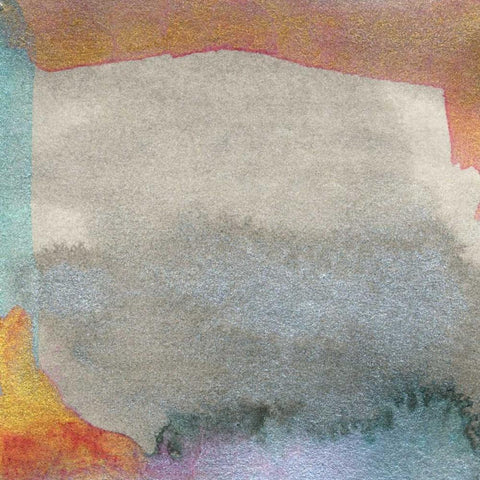 Frosted Glass V Black Modern Wood Framed Art Print by Ludwig, Alicia