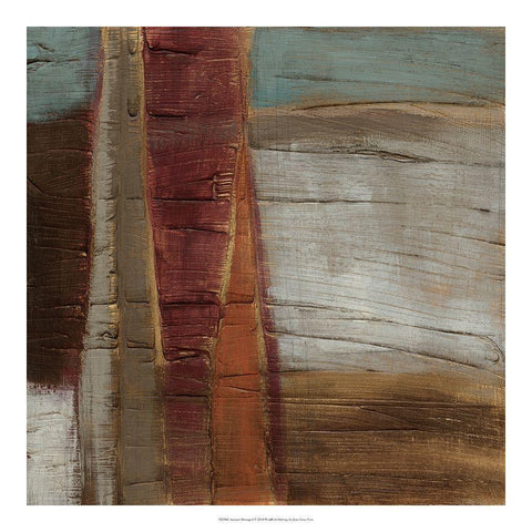 Ancient Musings I Black Ornate Wood Framed Art Print with Double Matting by Vess, June Erica