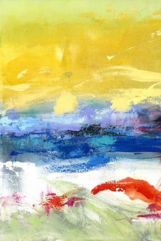 Air Apparent I White Modern Wood Framed Art Print with Double Matting by Bothne, Janet