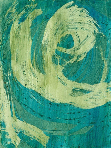 April Showers I Black Ornate Wood Framed Art Print with Double Matting by McMullen, Charles