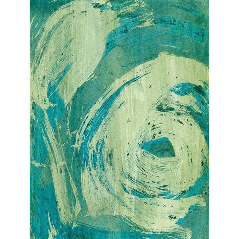 April Showers II Black Modern Wood Framed Art Print with Double Matting by McMullen, Charles