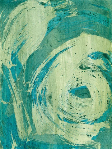 April Showers II Black Ornate Wood Framed Art Print with Double Matting by McMullen, Charles