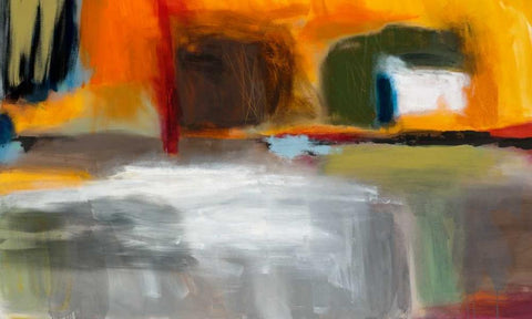 Changed Perspective I Black Ornate Wood Framed Art Print with Double Matting by Jasper, Sisa