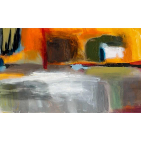 Changed Perspective I White Modern Wood Framed Art Print by Jasper, Sisa