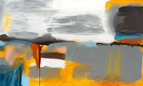 Changed Perspective II White Modern Wood Framed Art Print with Double Matting by Jasper, Sisa