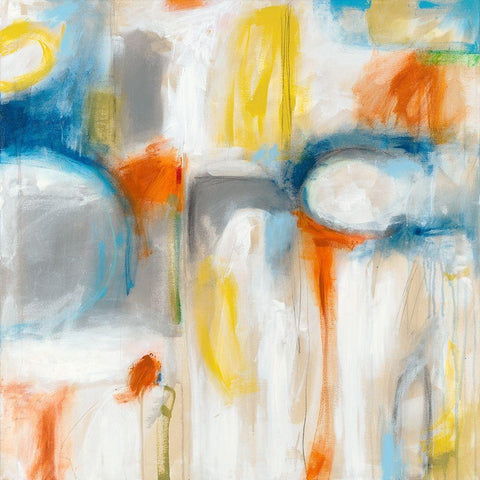 Direction I Black Modern Wood Framed Art Print with Double Matting by Jasper, Sisa