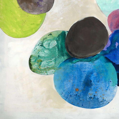 Orbe Aura IV Gold Ornate Wood Framed Art Print with Double Matting by Jasper, Sisa