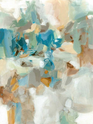 Interior Garden Black Ornate Wood Framed Art Print with Double Matting by Long, Christina