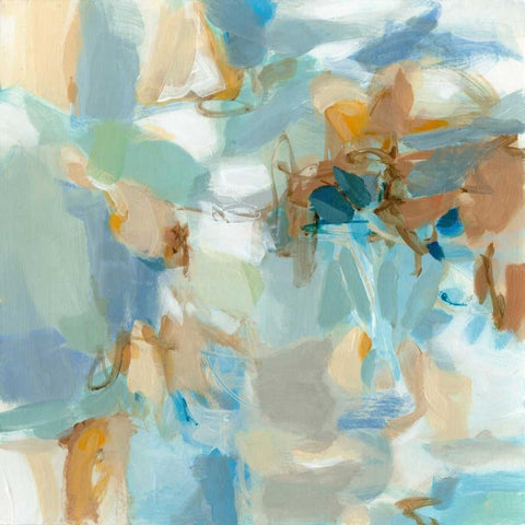 West of the Sea Black Ornate Wood Framed Art Print with Double Matting by Long, Christina